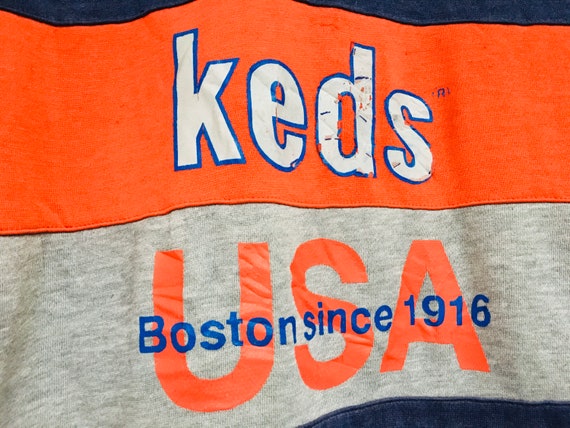 Rare! Pro Keds Boston USA Vintage 90s Big Logo Em… - image 4