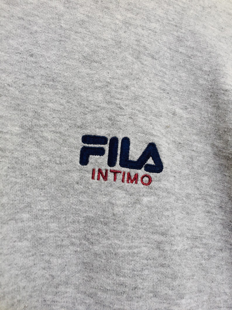 Rare Fila Intimo Logo Embroidery Spellout Vintage 90s Crewneck ...