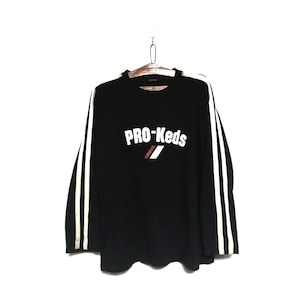 [ KEDS] ★1916 LOGO SWEATSHIRT Vintage Pro Keds Big Logo Sweatshirts Embroidery Logo