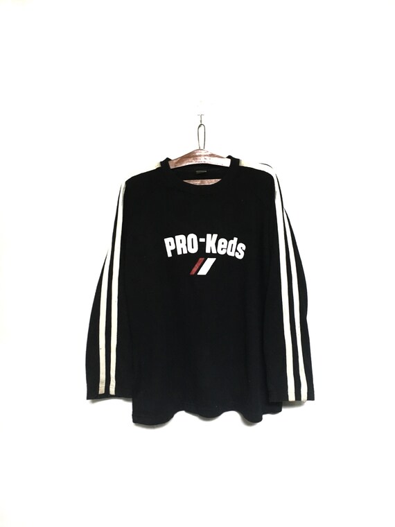 [ KEDS] ★1916 LOGO SWEATSHIRT Rare! Vintage Pro Keds Big Logo Embroidery Crewneck