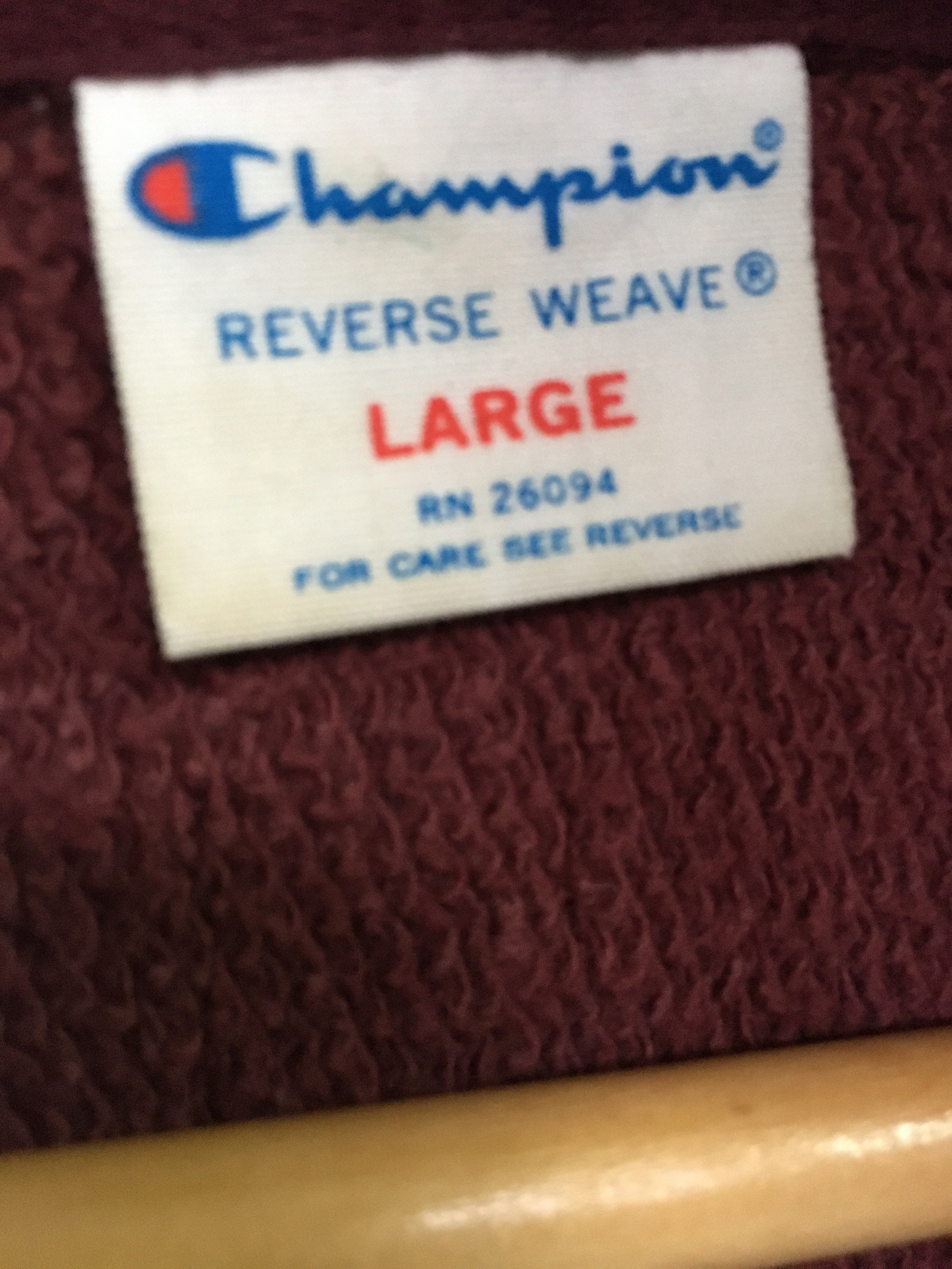Rare! Champion Reverse Weave Vintage 90s Small Logo Hoodies