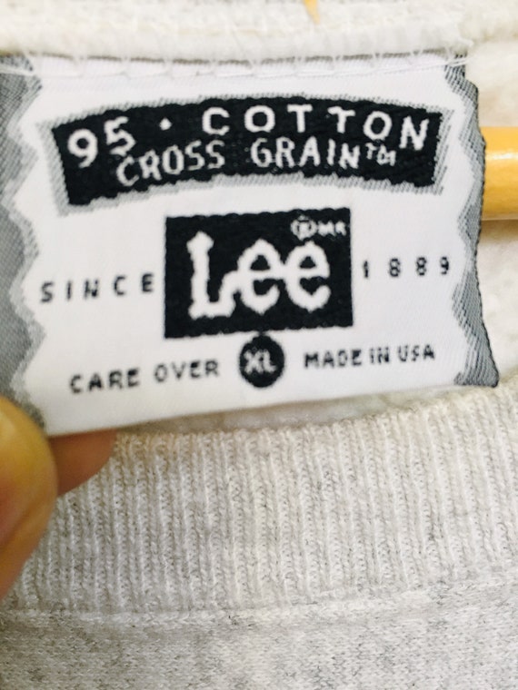 90s Lee COTTON BLEND made in usa トレーナー Vintage 90s Lee Kansas Usa Faded Sweatshirt Lee Crewneck Lee