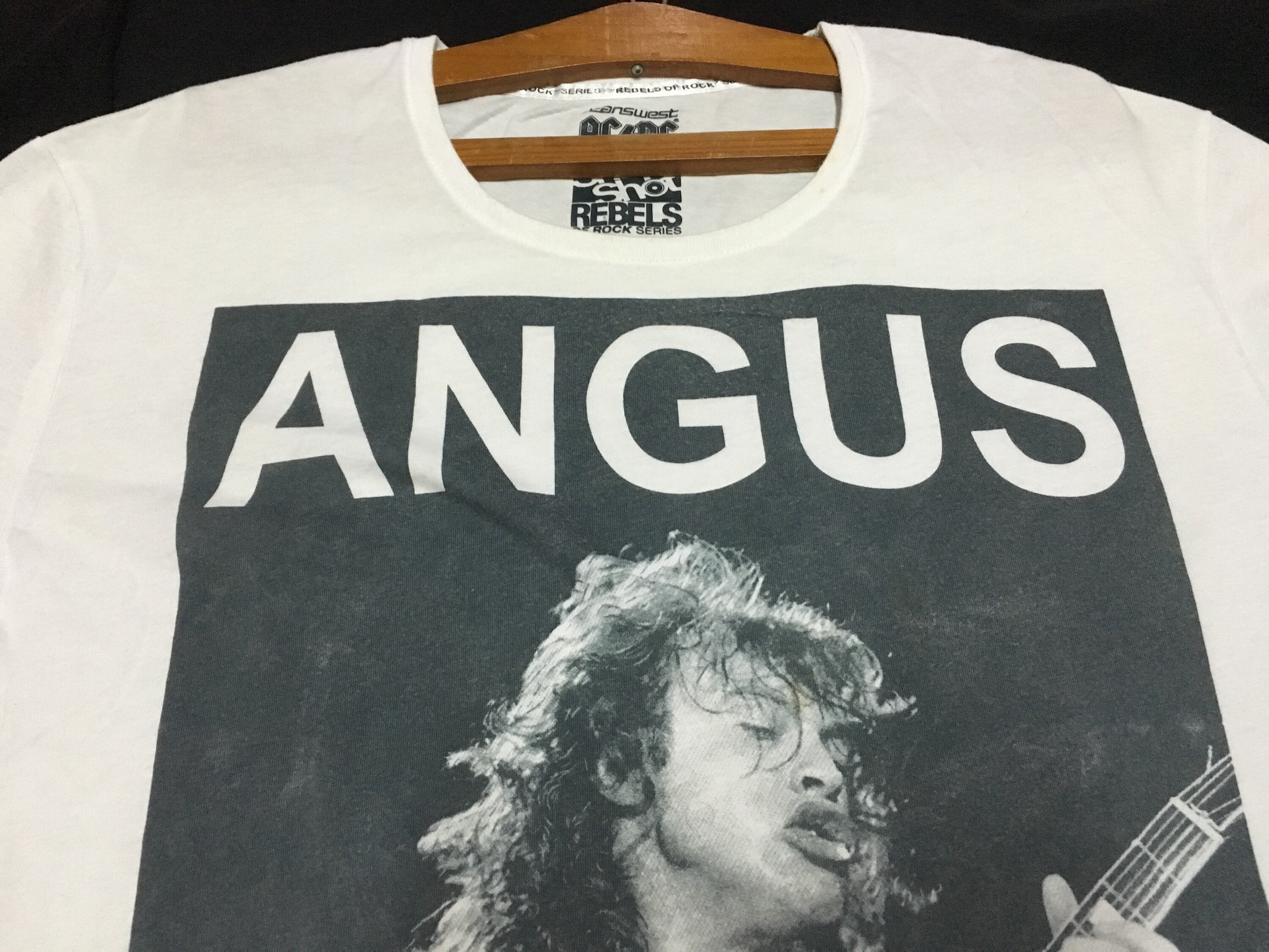 ACDC / Rare Roll X Rock Etsy Tees Rock N Large - Angus T Size Young Band Tees Vintage Shirt Band
