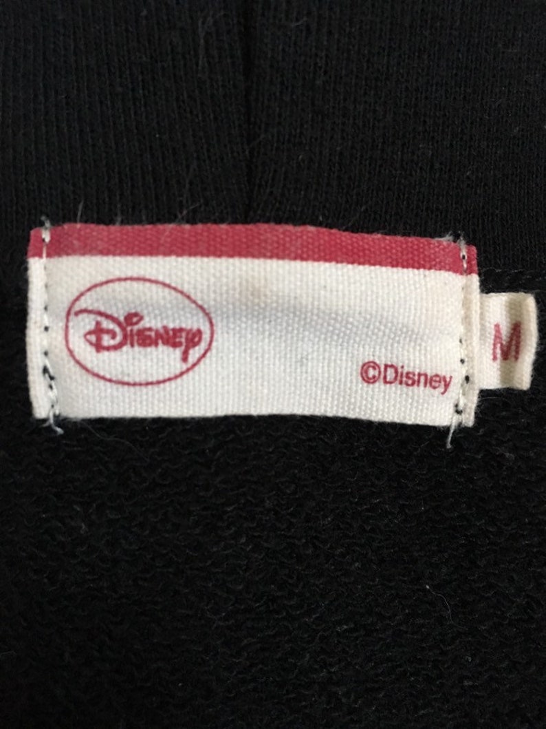 Sällsynt! Musse Pigg Disney Stor Logo Tröja Hoodies / Minnie Pigg Musse Pigg / Storlek Medium bild 5