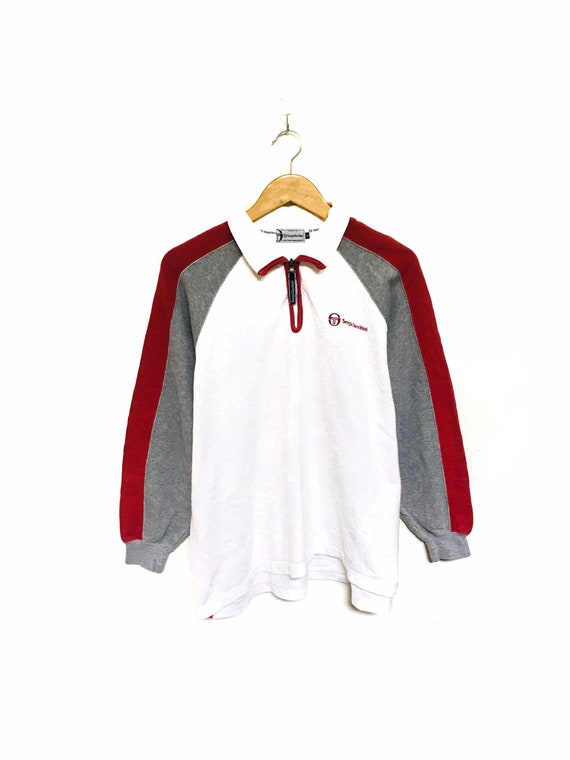 Rare Sergio Tacchini Styled in Italy Half Zip Small Logo