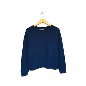 Rare! 90s Hanes Plain Vintage Usa Crewneck Sweatshirt Jumper Sweater Pullover / Size Medium