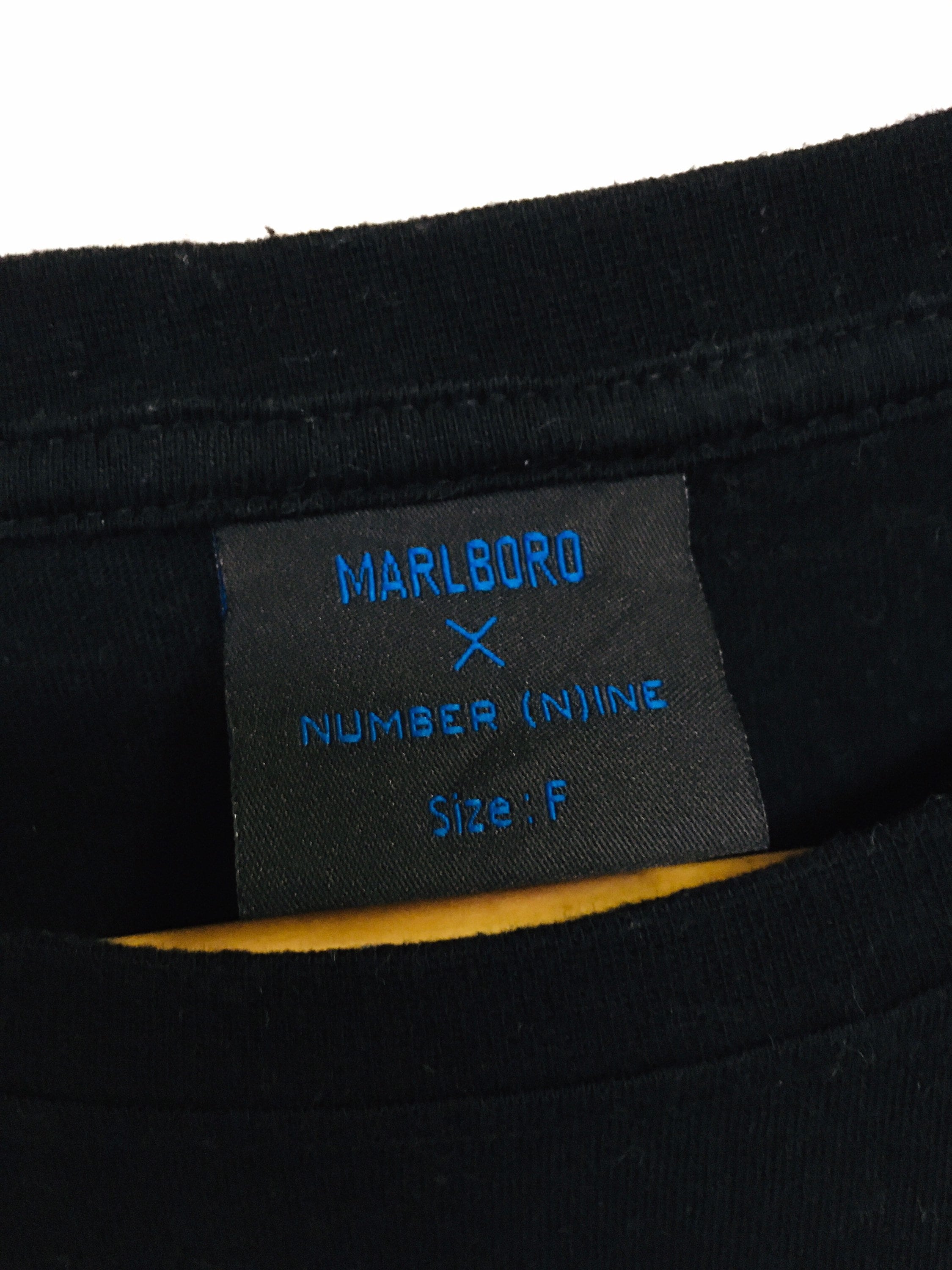 Rare! Number Nine X Marlboro Big Logo Spellout Tee Japan Rare! Number Nine X Marlboro Big Logo Spellout Tee Japan