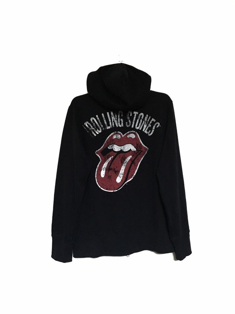 Rare! Vintage the Rolling Stones Band Bravado Big Logo Crewneck