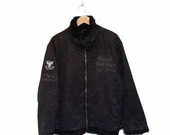 Vintage Dogtown Sukajan Dragon Velvet Jacket Xlarge 90s
