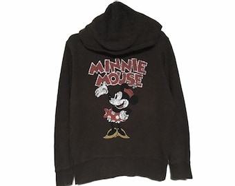 ¡Raro! Sudadera con capucha y zapatos amarillos de Minnie Mouse. Bonita sudadera de cuello redondo. Jersey/Moda/Mickey Mouse/Disney/Talla grande.
