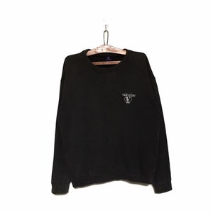 Rare! Valentino Dino Small Logo Embroidery Vintage Crewneck Sweatshirt Jumper Valentino Designer / Size Medium