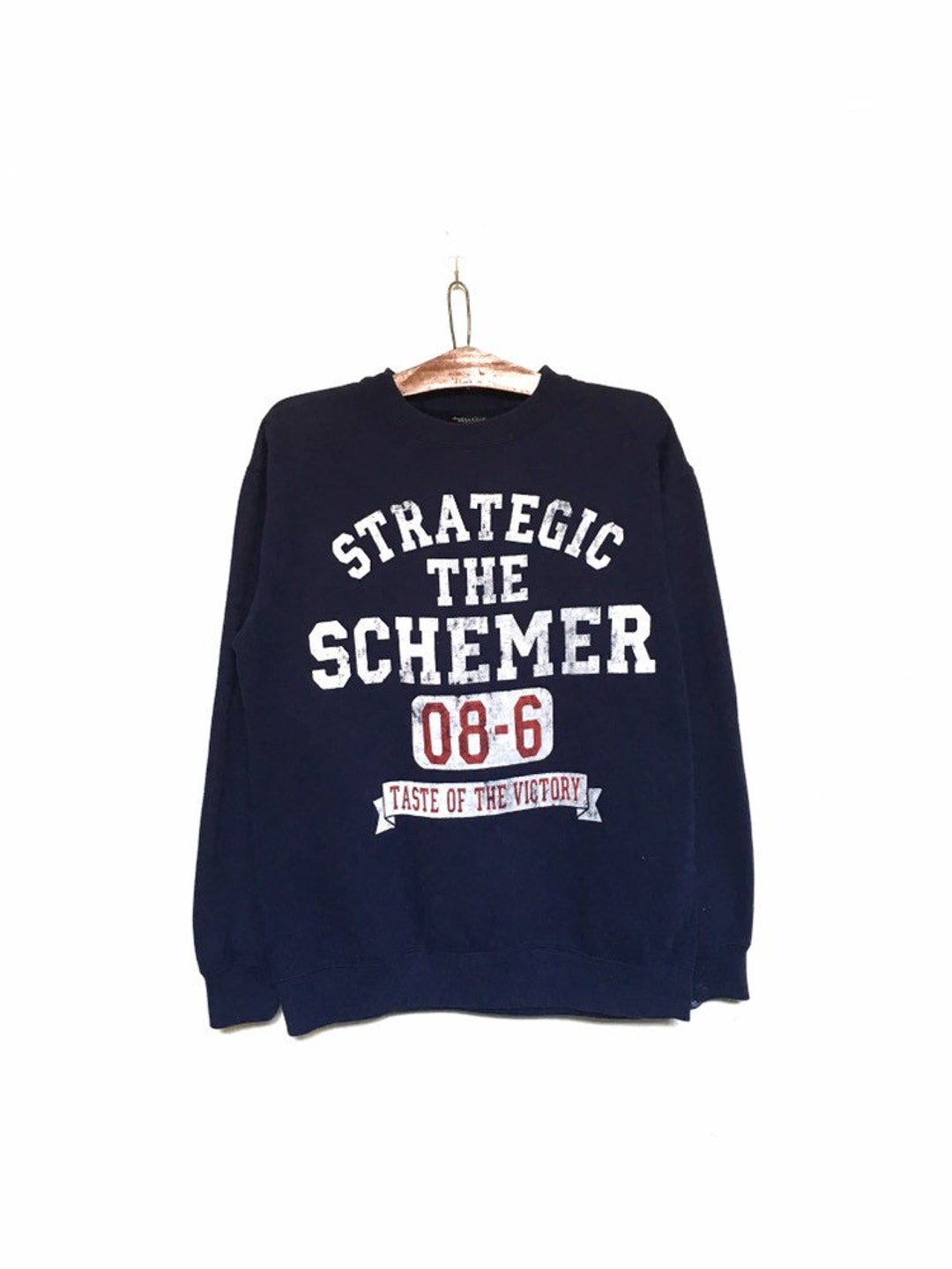 【FUTURE ARCHIVE】DAMEGE PRINT CREWNECK BEAMS (BEAMS) FUTURE ARCHIVE / DAMEGE FLOCK Y PRINT CREWNECK