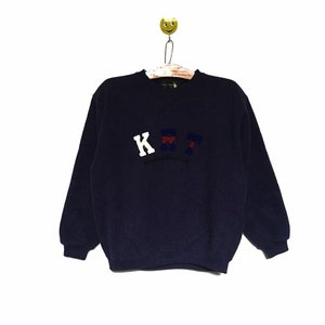 Rare! Knights Of Round Table Big Logo Embroidery Sweatshirt / Size Small