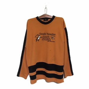 Rare! Vintage Claudio Valentino Paris Big Logo Embroidery Crewneck Sweatshirt Jumper Longsleeve Pullover Spellout / Size Large