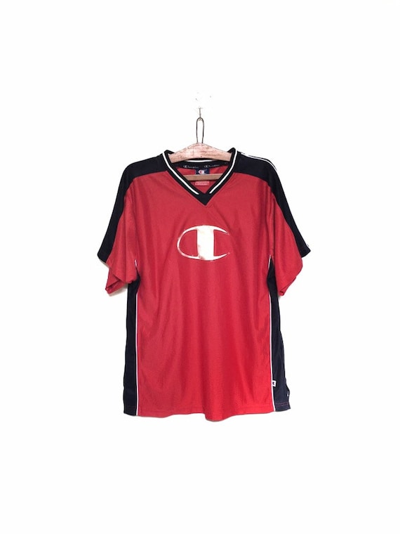 Vintage Rare 90s Champion Big Logo Tee T Shirt Streetwear Size Medium Etsy Australia
