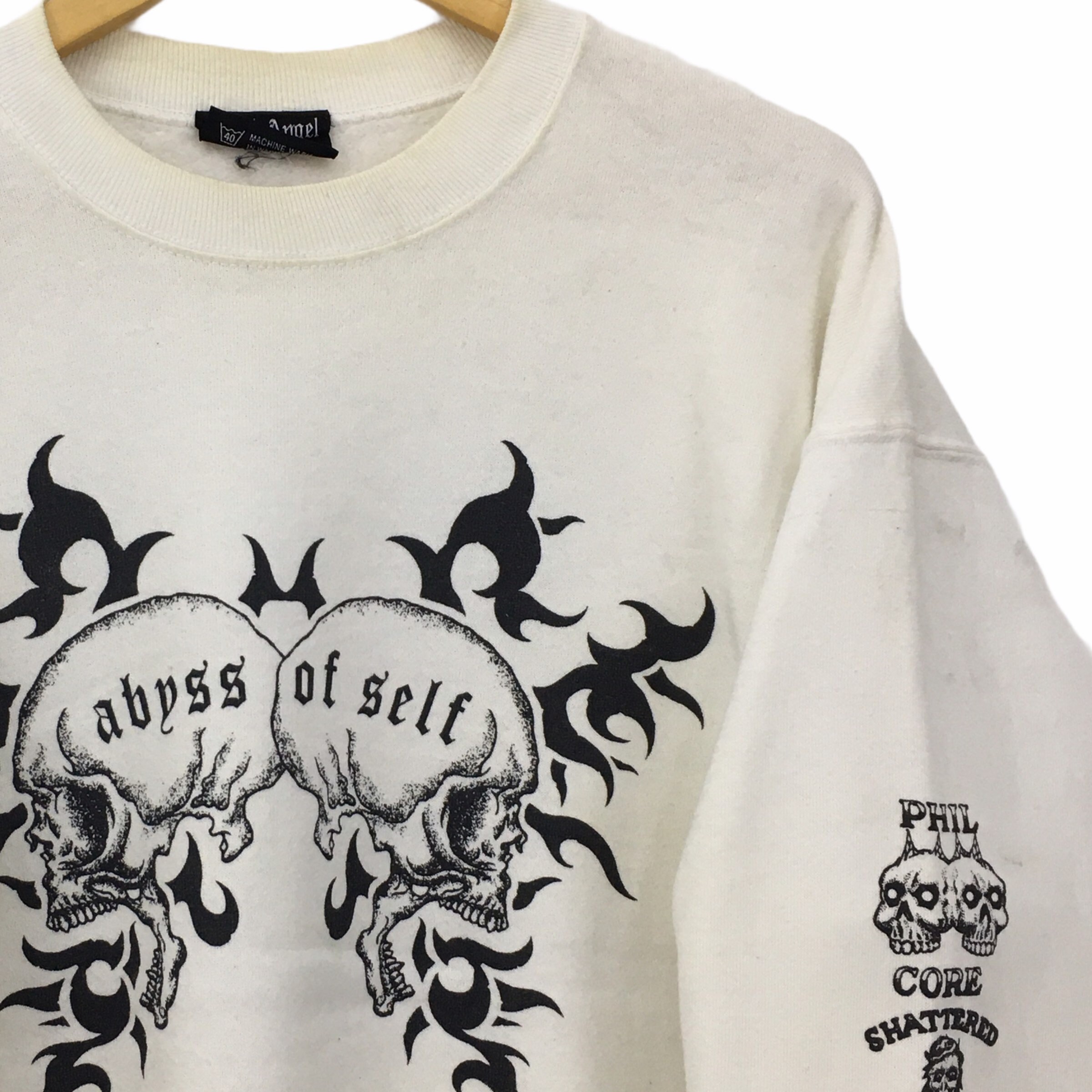 Rare! Death Low Abyss of Self Skull Made in USA Big Logo Spellout  