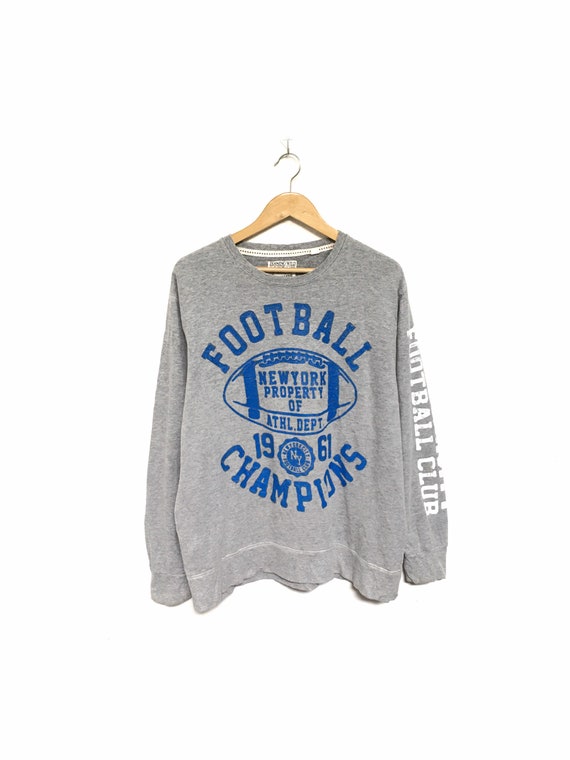 Rare Football New York Property of Ath Dept Champions Big Logo
