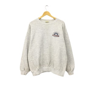 Rare! Vintage Lee Construction Services Bentley Small Logo Spellout Crewneck Sweatshirt Jumper Pullover Sweater Style Design / Size Large