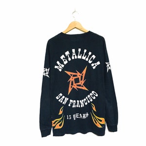 Extremely Rare! Vintage 90s Metallica San Francisco La 15 Years 