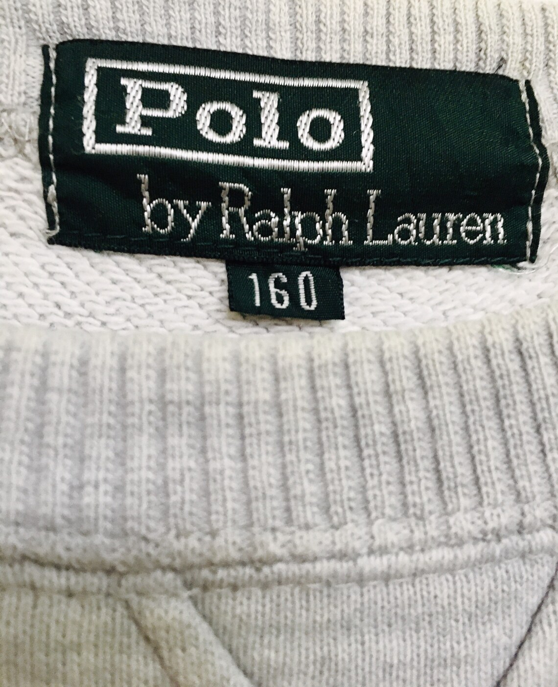 Rare Polo by Ralph Lauren Small Logo Embroidery Sweatshirt Jumper ...
