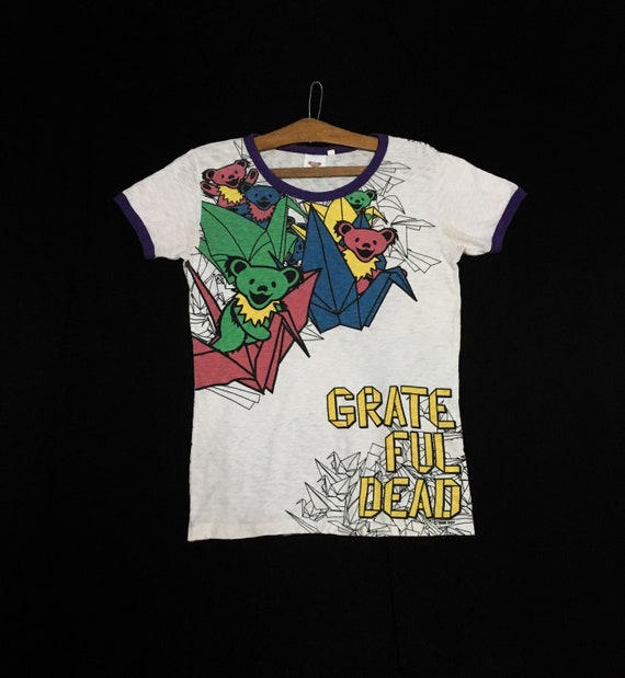 Rare! Grateful Dead Band Over Print Full Print Rin