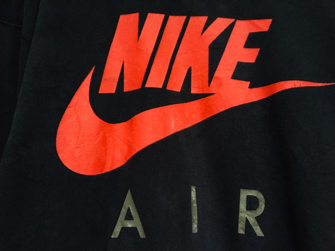 Rare Nike Air Swoosh 90s Big Logo Embroidery Spellout - Etsy UK