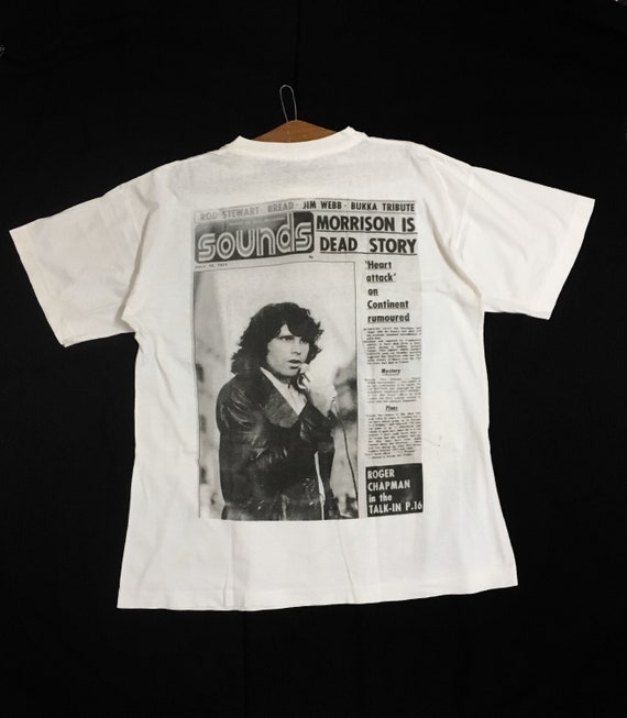 Rare! Vintage Jim Morrison The Doors Over Print F… - image 2