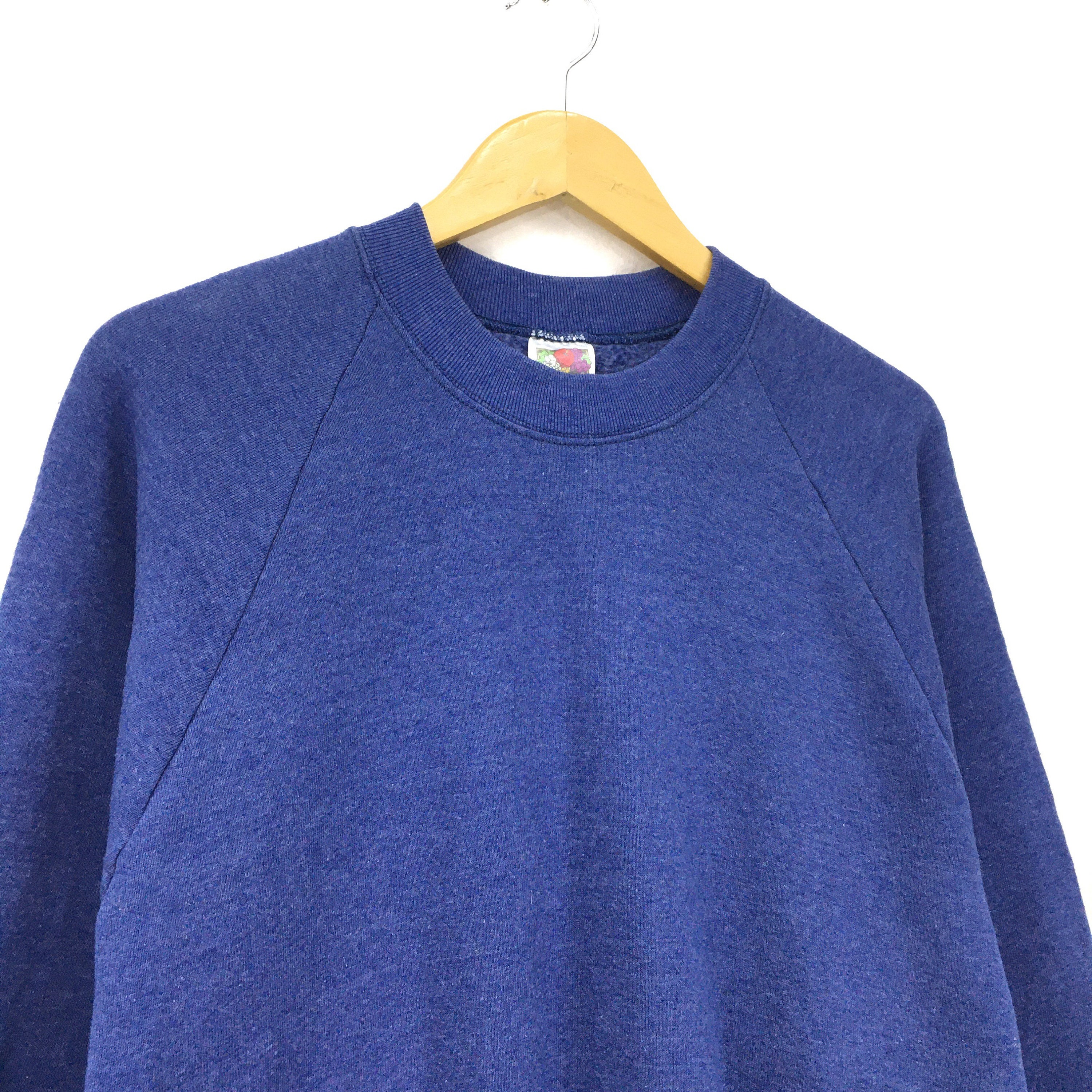 VTG Platte County pirate ras du cou des années 90 Sweat-shirt vintage moyen-né des fruits du métier à tisser Pull-over gris Taille M - France