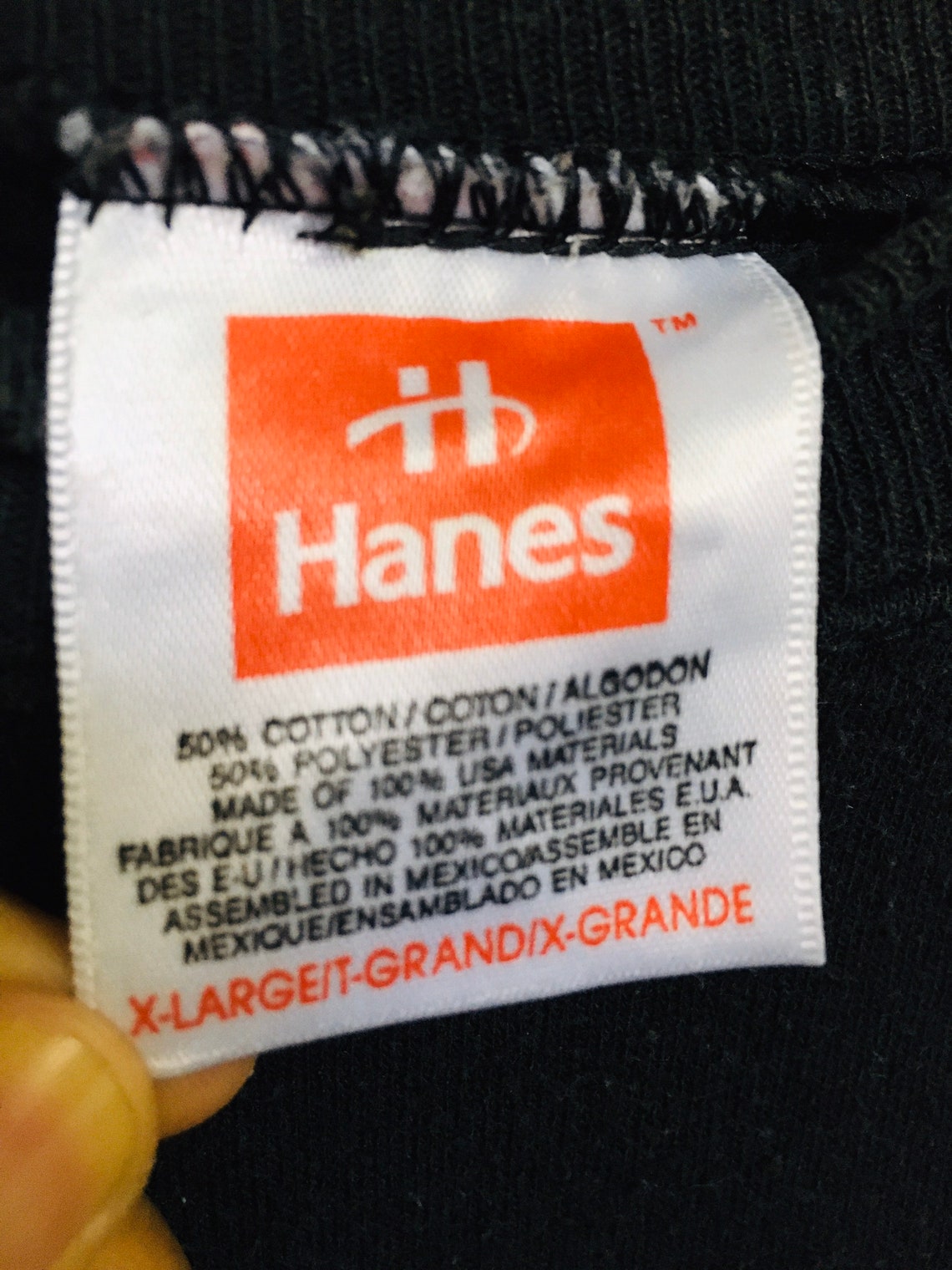 Rare 90s Hanes USA Tags Plain Vintage Crewneck Sweatshirt Jumper ...
