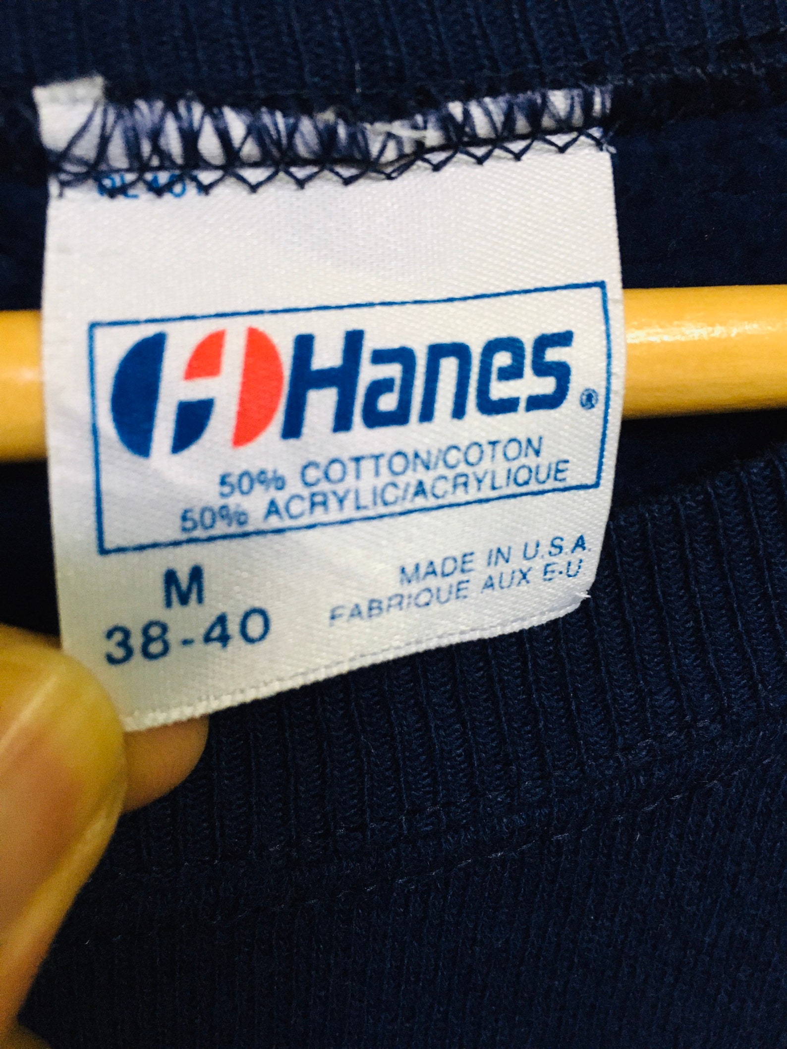 hanes 90s tag