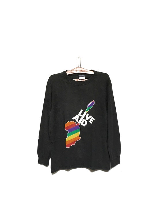 Rare! Live Aid This Shirt Saves Lives Vintage Tee
