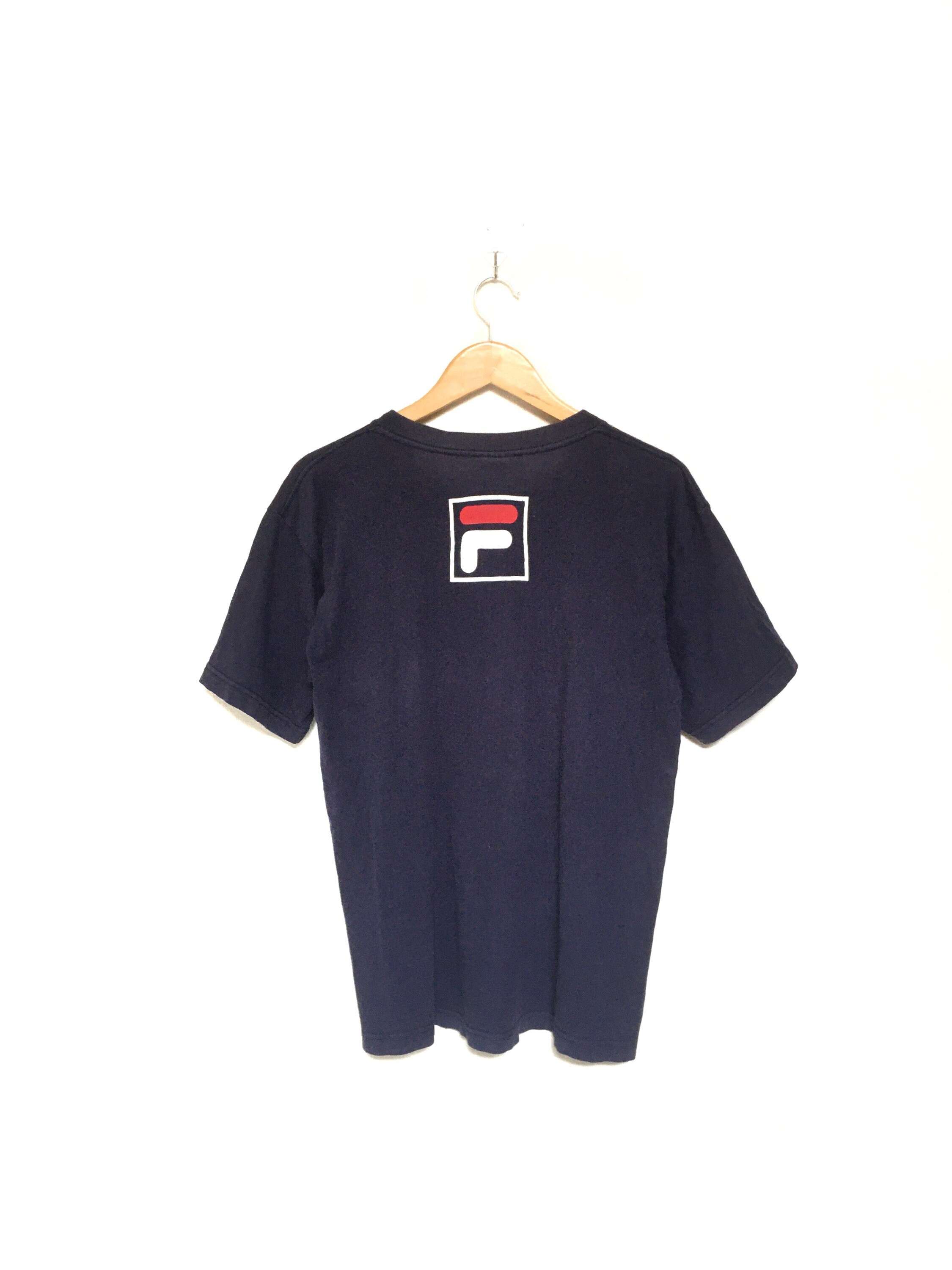 Rare! Fila Big Logo Spellout Vintage 90s Made in USA Sportswear 