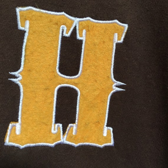 Rare! Hang Ten H Big Logo Embroidery Spellout Sur… - image 4