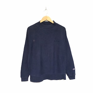 Rare! Champion Reverse Weave Ungrid Warmup Vintage 90s Small Logo Crewneck Sweatshirt Jumper Pullover Vintage Streetwear / Size Medium
