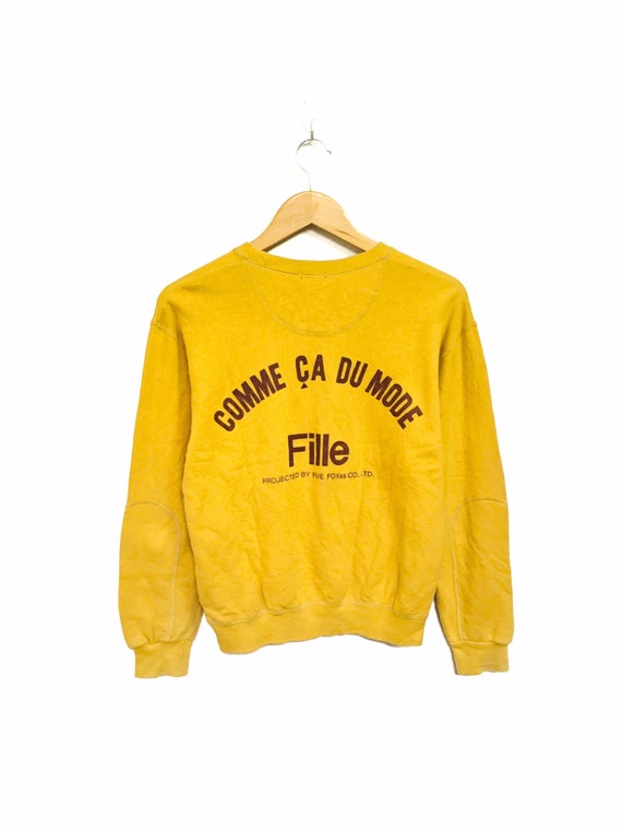 Rare Comme Ca Ism Comme Ca Du Mode Fille Big Logo Spellout Vintage