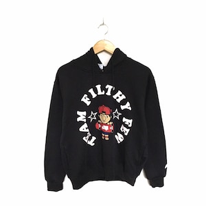 Rare! Trukfit Team Filthy Few Skateboards Skateboarding Big Logo Spellout Vintage Hoodies Sweatshirt Sweater Pullover Style Fashion / Size M