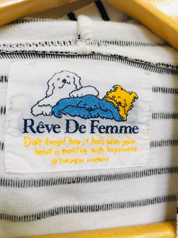 Rare Reve De Femme Tournament Basketball Dog Big Logo Spellout