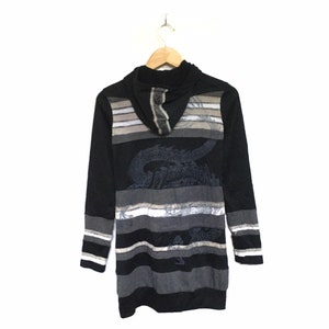 Rare! Dragon Fish Koi Sukajan Odds On Japan Big Logo Hoodies Pullover Zipper Sweatshirt Japanese Brand / Size Large