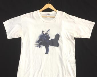 Rara! Camiseta vintage da turnê da banda The Jam Modsfather, Paul Weller 09, anos 90, estilo Britpop, Punk, Rock Britânico, Britrock / Tamanho GG