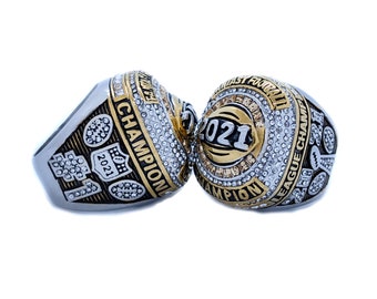 2021 Fantasy Football Championship Ring with Clear Ring Display Case NEW