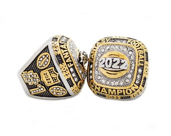 2022 Fantasy Football Ring | FFL Championship Ring and Clear Ring Display Case