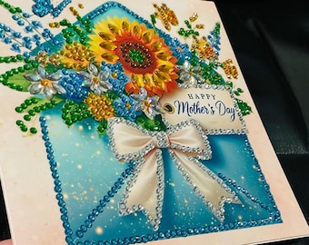 Diamond Painted Mother’s day Card