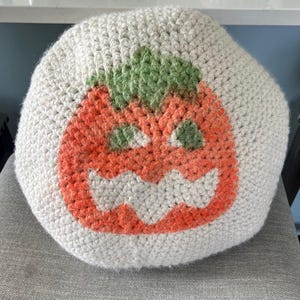 Halloween cookie pillows -pumpkin