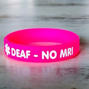 Cochlear Implant Medical Alert Bands