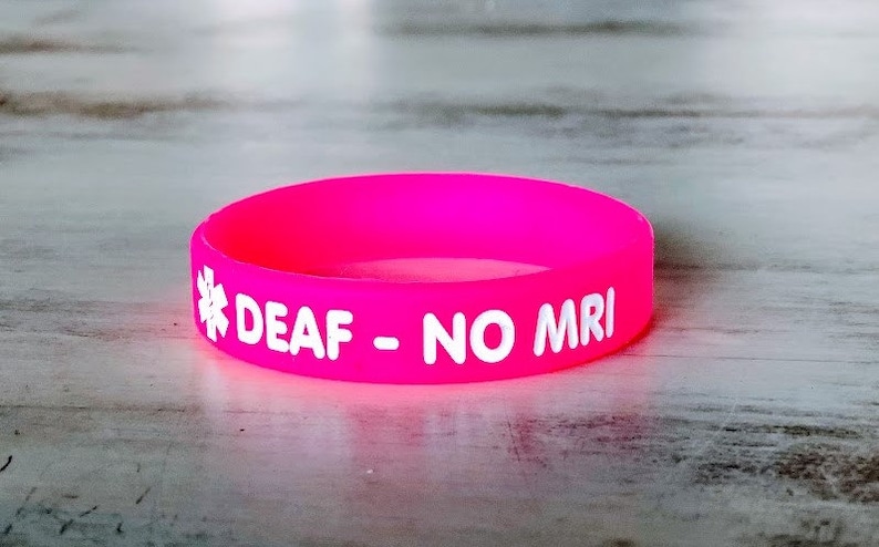 Cochlear Implant Medical Alert Bands image 1