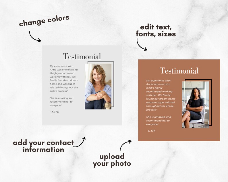 REAL ESTATE Client Testimonials Client Testimonials Etsy