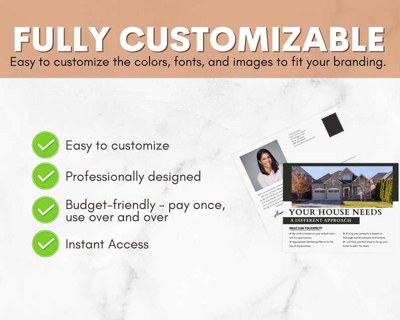 Expired Listing Flyer & Postcard Expired Listing Handout Etsy