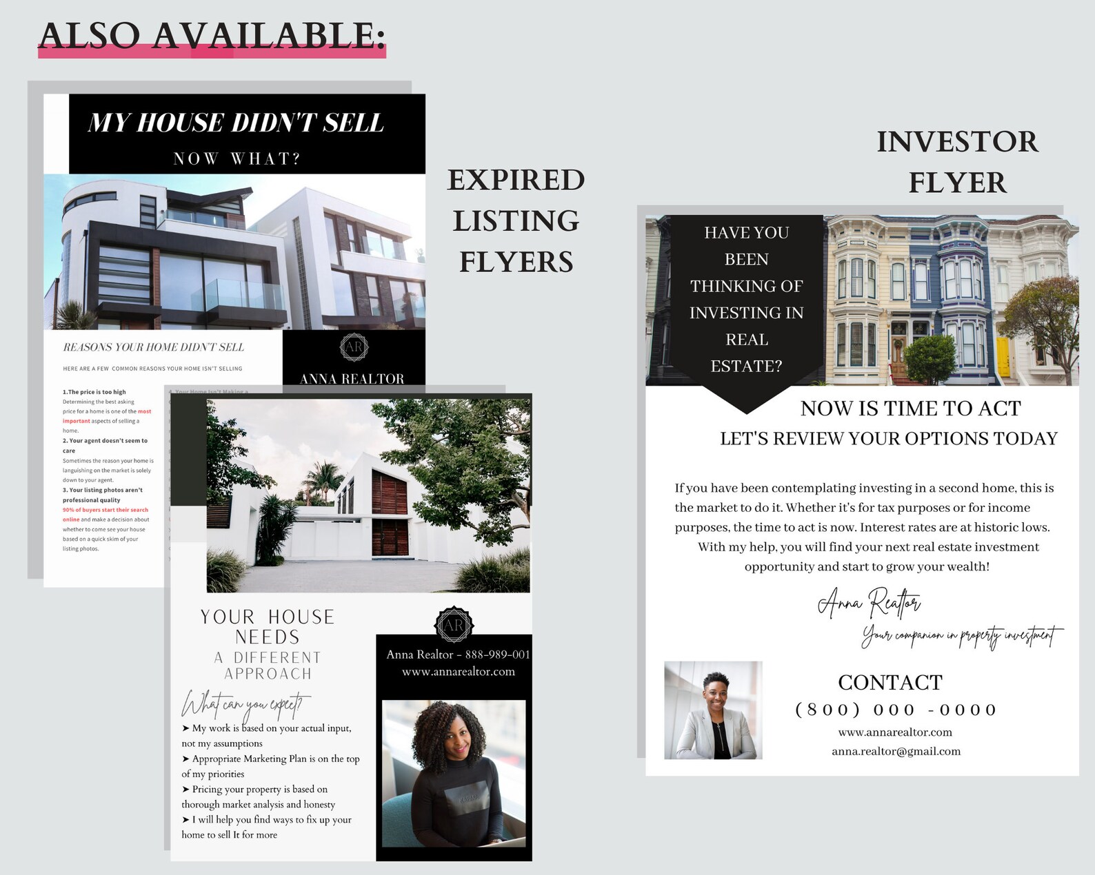 FSBO Letter FSBO Flyer For Sale by Owner Template 2 | Etsy