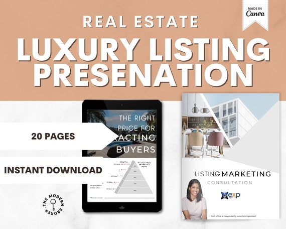 luxury real estate listing presentation