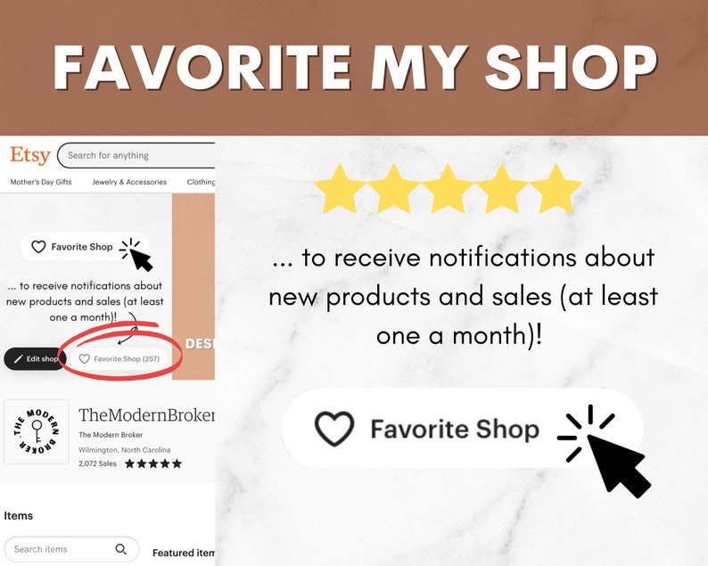 Expired Listing Letter Packet Expired Listing Handout Real Etsy